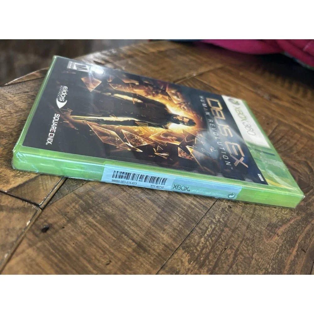 Deus Ex Human Revolution (Microsoft Xbox 360, 2011) Game New & Factory Sealed